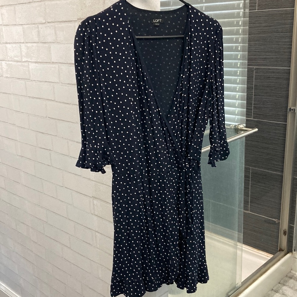 Adorable Loft wrap dress with SHORTS